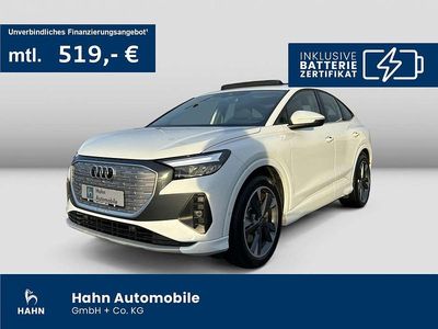 Gletscherweiß metallic Gebraucht 2022 Audi Q4 Sportback e-tron Sport SUV | 37.960 € (Etwas zu teuer)