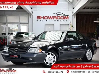Brugt Mercedes SL300 231 HK (169 kW) 1992 Sort Cabriolet