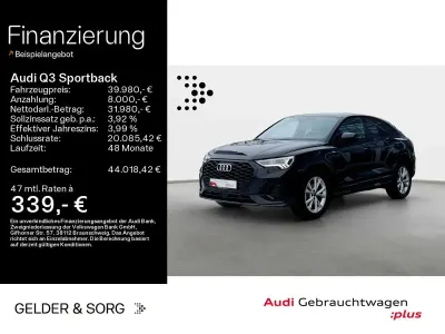 Second-hand Audi Q3 S-Line 150 CP (110 kW) 2025 Negru SUV