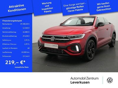 Deep black Neu 2025 VW T-Roc Cabriolet R-line Cabrio | 39.380 € (Superpreis)