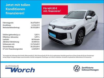 Gebraucht VW Tayron Life 150 PS (110 kW) 2025 Weiß SUV