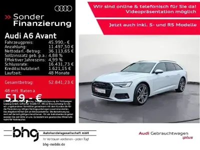 Gebraucht Audi A6 Advanced 204 PS (150 kW) 2025 Gletscherweiß metallic Kombi