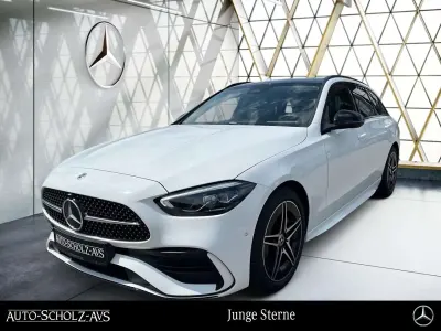Gebraucht Mercedes C220 AMG 197 PS (144 kW) 2025 Weiß Kombi