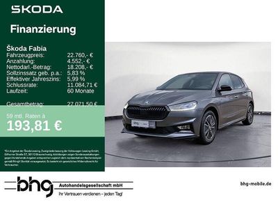Usata Skoda Fabia Monte Carlo 150 CV (110 kW) 2023 Grigio Utilitaria