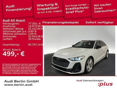 Gebraucht Audi A5 Ambiente 367 PS (269 kW) 2025 Gletscherweiß metallic Kombi
