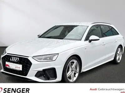 Gebraucht Audi A4 S-Line 204 PS (150 kW) 2023 Gletscherweiß metallic Kombi