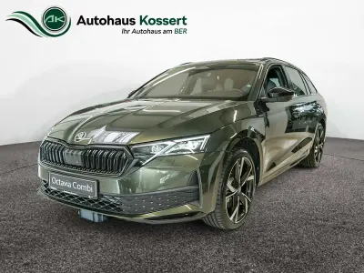 Neu Skoda Octavia SportLine 150 PS (110 kW) 2026 Grün Kombi
