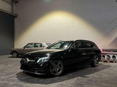 Gebraucht Mercedes C220 AMG line 194 PS (142 kW) 2018 Schwarz  unilack Kombi