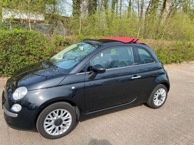 gebraucht Fiat 500C Cabrio 1,2 Lounge Black/Red