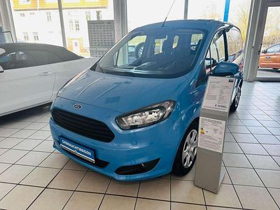 Gebraucht Ford Tourneo Courier Trend 101 PS (74 kW) 2017 Skylineblau (metallic) Van / Kleinbus