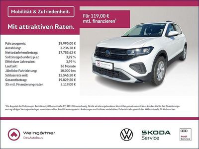 Gebraucht VW T-Cross IQ Drive 95 PS (69 kW) 2024 Weiß SUV