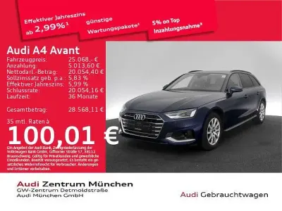 Gebraucht Audi A4 Sport 204 PS (150 kW) 2024 Navarrablau metallic Kombi