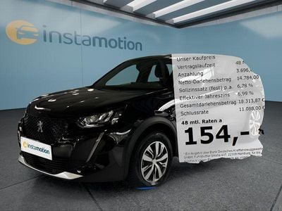 Gebraucht Peugeot e-2008 Active 100 kW (136 PS) 2023 Schwarz SUV