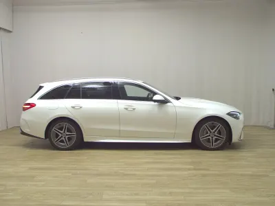 Brugt Mercedes C220 AMG line 220 HK (161 kW) 2023 Hvid Stationcar