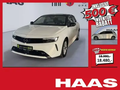 Gebraucht Opel Astra Elegance 131 PS (96 kW) 2024 Jade weiss/arktis weiss Limousine