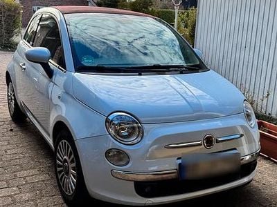 Gebraucht Fiat 500 75 PS (55 kW) 2010 Blau Cabrio