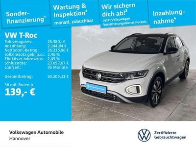 Weiß Gebraucht 2025 VW T-Roc Goal SUV | 27.750 € (Guter Preis)