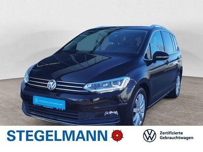 Gebraucht VW Touran Highline 150 PS (110 kW) 2018 Deep black perleffekt Van / Kleinbus