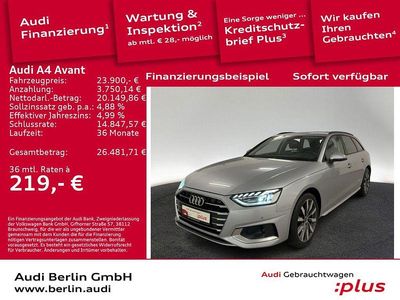 Florettsilber metallic Gebraucht 2022 Audi A4 Ambiente Kombi | 23.900 € (Guter Preis)