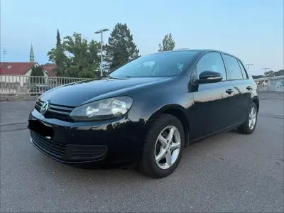 Gebraucht VW Golf VI 80 PS (58 kW) 2010 Schwarz Kleinwagen