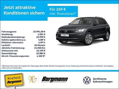 Usata VW Tiguan Active 150 CV (110 kW) 2023 Grigio SUV