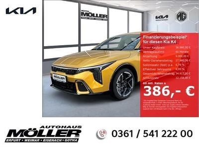Neu Kia K4 GT-Line 179 PS (131 kW) 2026 Gelb Limousine