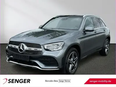 Gebraucht Mercedes GLC220 AMG Line Premium Plus 194 PS (142 kW) 2021 Lack selenitgrau SUV