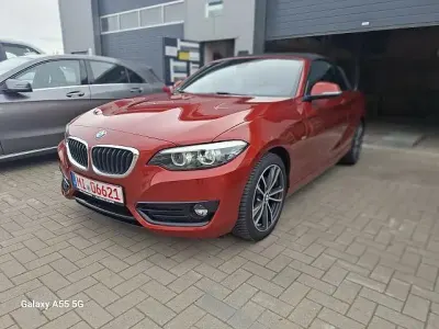 Gebraucht BMW 218 Sport Line 150 PS (110 kW) 2018 Orange Cabrio