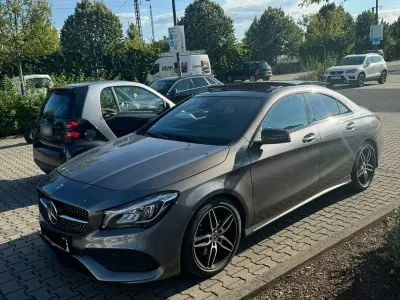 Brugt Mercedes CLA220 Night 184 HK (135 kW) 2018 Grå Sedan