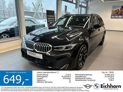 Neu BMW 330e M Sport 292 PS (214 kW) 2025 Schwarz Kombi