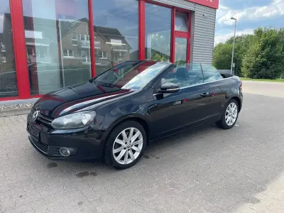 Brugt VW Golf Cabriolet 105 HK (77 kW) 2012 Sort Cabriolet
