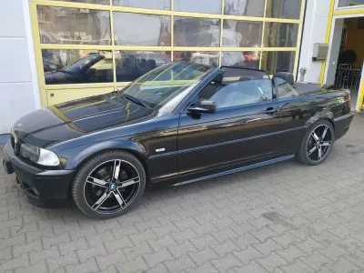 Gebraucht BMW 320 Cabriolet Sport Line 170 PS (125 kW) 2003 Schwarz Cabrio