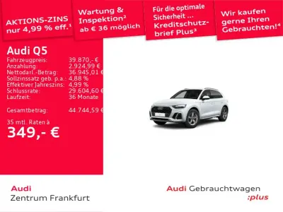 Używany Audi Q5 Basis 204 KM (150 kW) 2024 Biały SUV