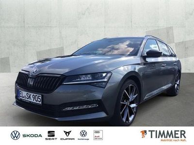 Graumetallic Gebraucht 2024 Skoda Superb SportLine Kombi | 38.690 € (Fairer Preis)