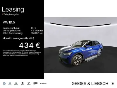 Gebraucht VW ID.5 Pro Performance 150 kW (204 PS) 2022 Blue dusk metallic/schwarz SUV