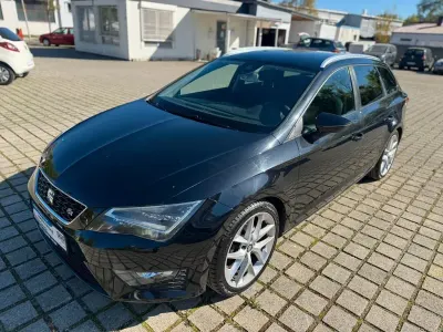 Usata Seat Leon ST FR 140 CV (102 kW) 2014 Nero Station wagon