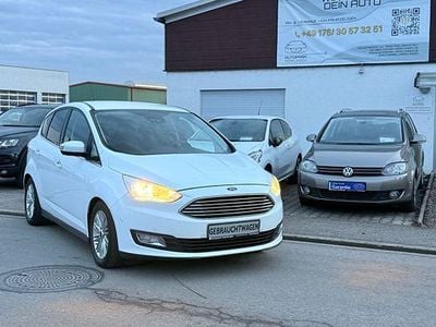 Weiß Gebraucht 2017 Ford C-MAX Titanium Van / Kleinbus | 8.499 € (Fairer Preis)