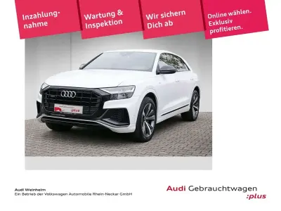 Brugt Audi Q8 S-Line 381 HK (280 kW) 2021 Hvid SUV