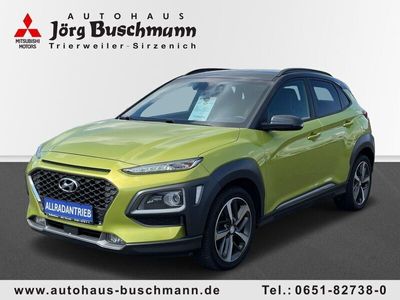 gebraucht Hyundai Kona 1.6 T-GDI 4WD,AT,Leder,SHZ,LED