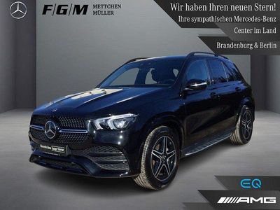 Gebraucht Mercedes GLE300 AMG line 272 PS (200 kW) 2023 Metalliclack obsidianschwarz SUV