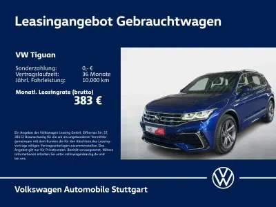 Gebraucht VW Tiguan R-line 150 PS (110 kW) 2022 Lapiz blue metallic SUV