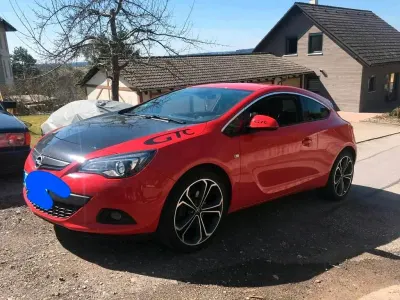 Brugt Opel Astra GTC 179 HK (131 kW) 2012 Rød Coupe