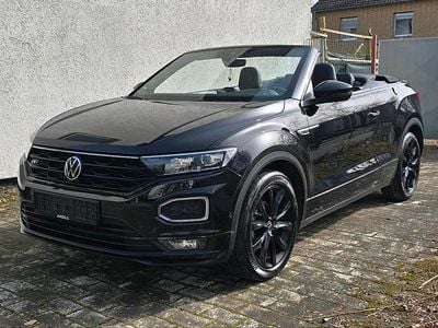 Gebraucht VW T-Roc Cabriolet R-line 150 PS (110 kW) 2021 Schwarz Cabrio