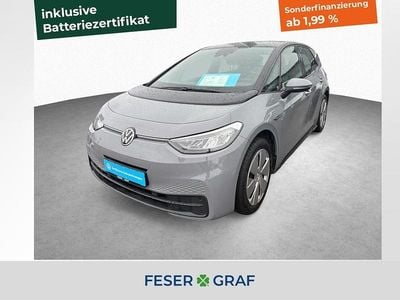 Gebraucht VW ID.3 Pure 110 kW (150 PS) 2021 Mondsteingrau schwarz Kleinwagen
