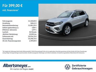 Gebraucht VW T-Cross Goal 116 PS (85 kW) 2026 Silber SUV