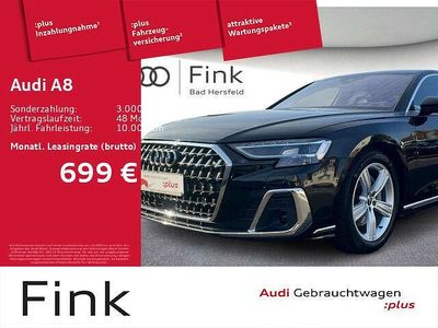 Mythosschwarz metallic Gebraucht 2024 Audi A8 Ambiente Limousine | 66.950 € (Guter Preis)
