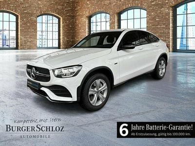 Unilack polarweiß Gebraucht 2021 Mercedes GLC300e AMG line Coupé | 45.400 € (Fairer Preis)