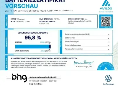 Gebraucht VW ID. Buzz Pro 150 kW (204 PS) 2023 Weiß Van / Kleinbus