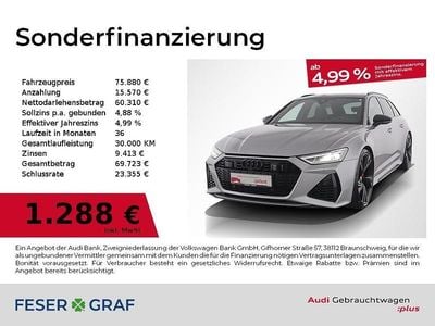 Gebraucht Audi RS6 Ambiente 600 PS (441 kW) 2021 Silber Kombi