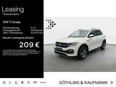 Gebraucht VW T-Cross R-line 110 PS (80 kW) 2023 Weiß SUV